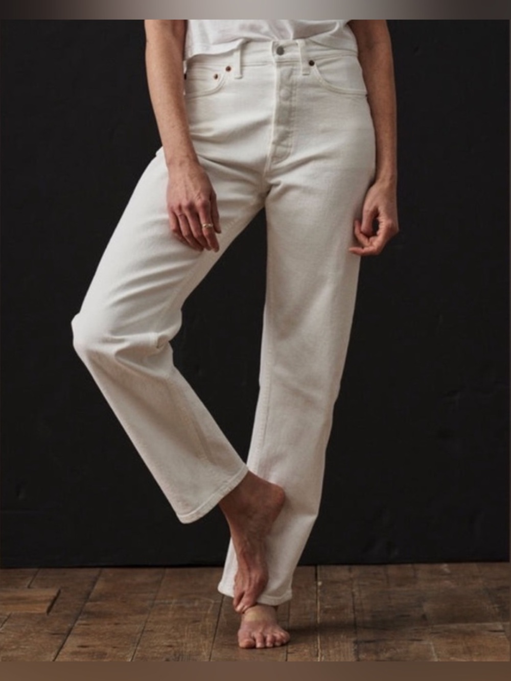 Buck Mason Rider Jean Natural White 26